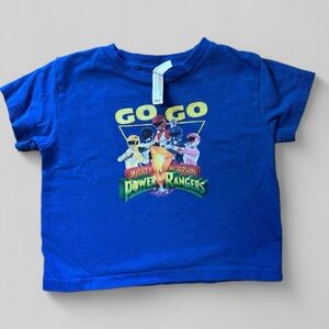 Power Rangers Kids T-Shirt Blue with Logo - Size 4T